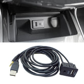 Car Modified AUX+USB Socket Audio Modification Accessories 3.5mm USB Extension Line, AUX+USB